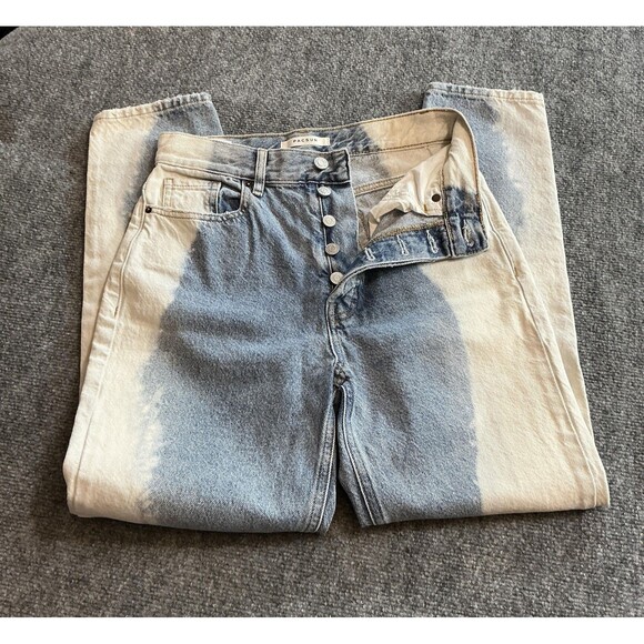 PacSun Denim - PacSun Ultra High Rise Slim Jeans Womens 25 Blue Acid Wash Button Fly Denim